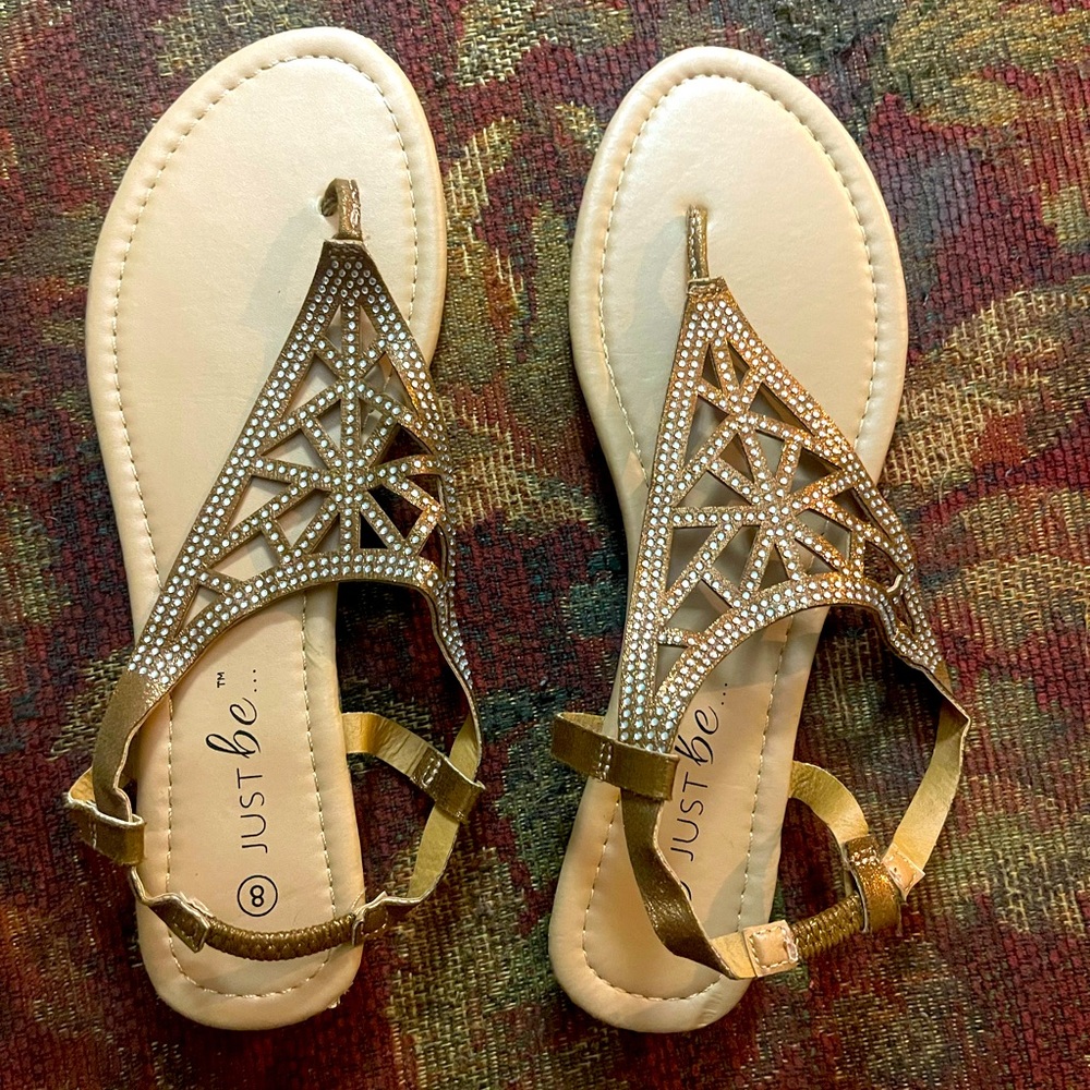 Women’s Just Be sandals size 8, EUC